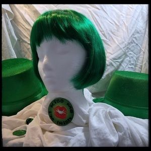 Short GREEN bob wig 💚💚